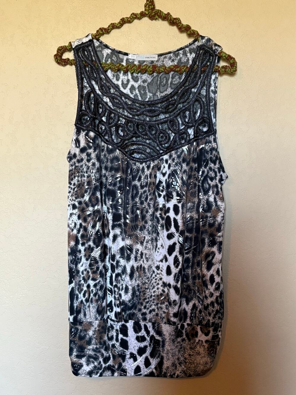 Maurices Animal print sleeveless Top/ Tank Blouse